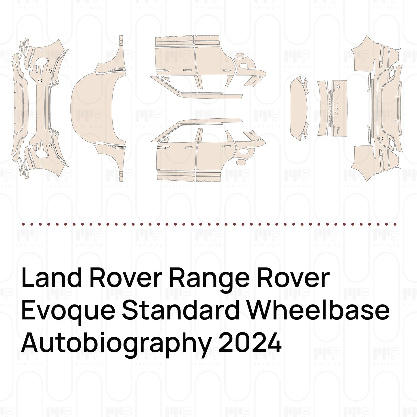 PPF precortado Land Rover Range Rover Evoque Standard Wheelbase Autobiography 2024