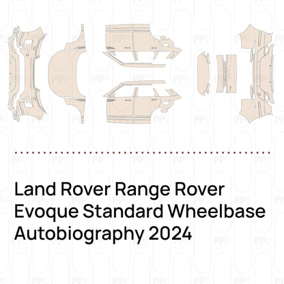 PPF precortado Land Rover Range Rover Evoque Standard Wheelbase Autobiography 2024