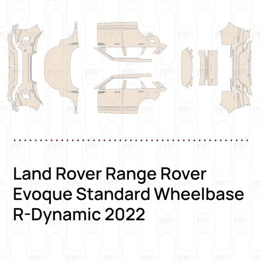 Pre-Cut PPF Land Rover Range Rover Evoque Standard Wheelbase R-Dynamic 2022