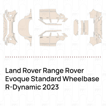 Pre-Cut PPF Land Rover Range Rover Evoque Standard Wheelbase R-Dynamic 2023