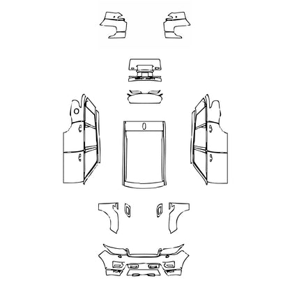 Pre-Cut PPF Land Rover Range Rover Sport HSE Dynamic 2017 - PPF-Kits