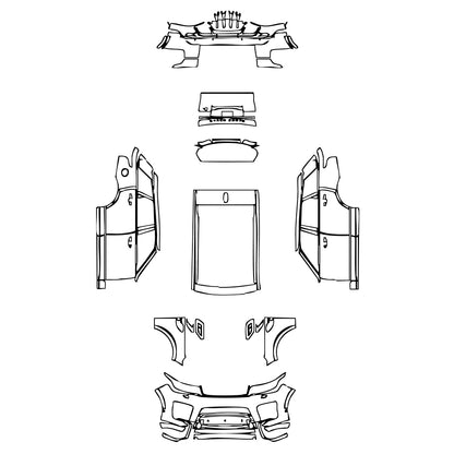 Pre-Cut PPF Land Rover Range Rover Sport SVR 2018 - PPF-Kits