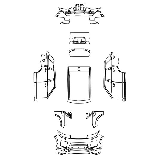 Pre-Cut PPF Land Rover Range Rover Sport SVR 2019 - PPF-Kits