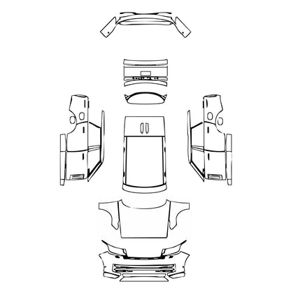 Pre-Cut PPF Land Rover Range Rover Standard Wheelbase Autobiography 2024 - PPF-Kits