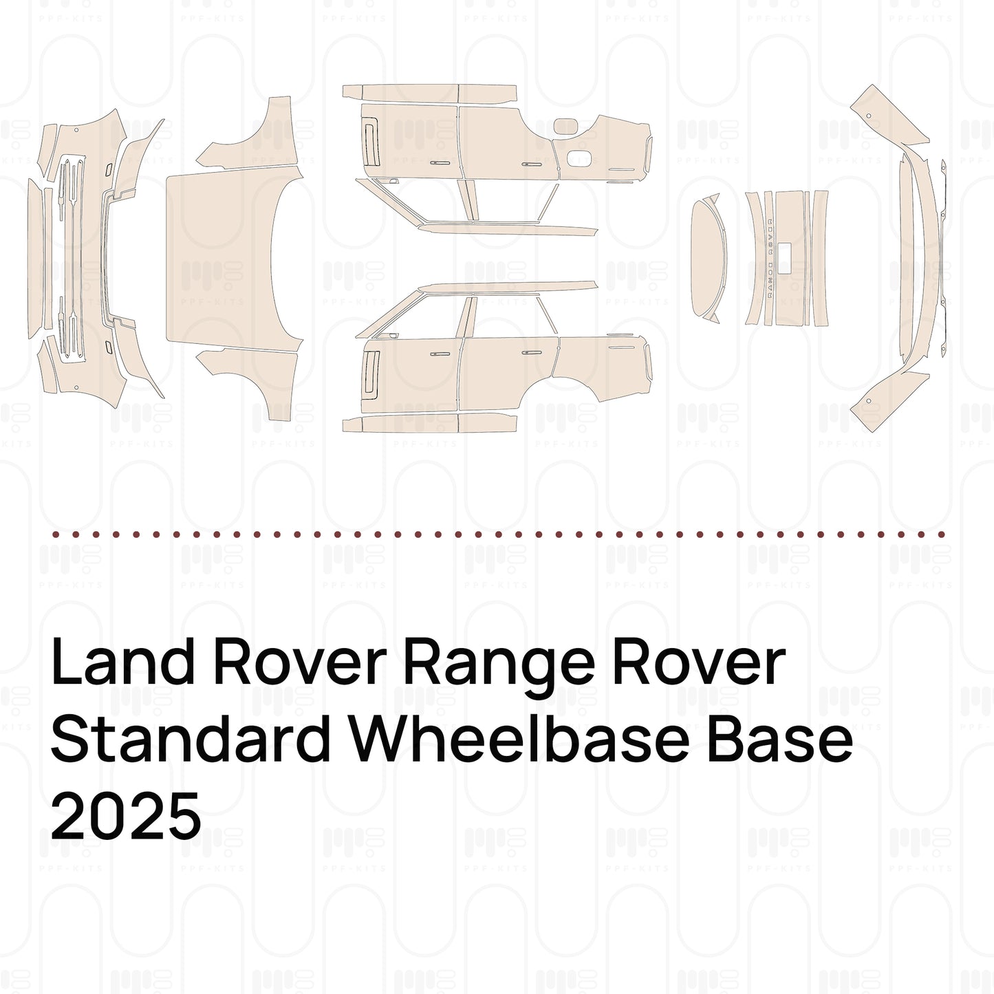 PPF precortado Land Rover Range Rover Standard Wheelbase Base 2025