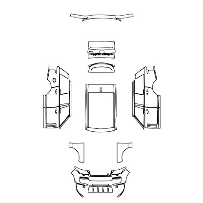 Pre-Cut PPF Land Rover Range Rover Standard Wheelbase SVAutobiography 2019 - PPF-Kits