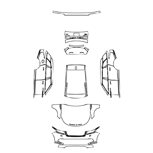 Pre-Cut PPF Land Rover Range Rover Velar S 2022 - PPF-Kits