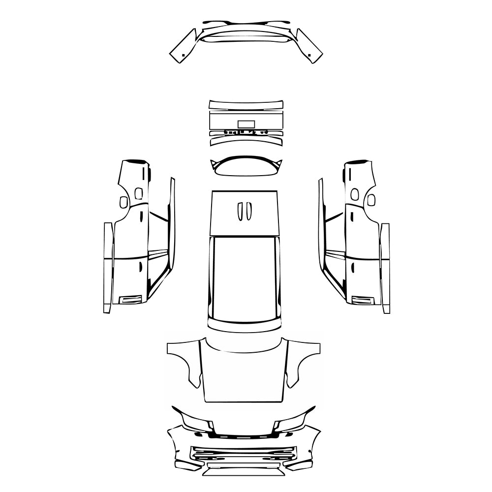 Pre-Cut PPF Land Rover Range Rover (23style) Long Wheelbase Autobiography 2023 - PPF-Kits