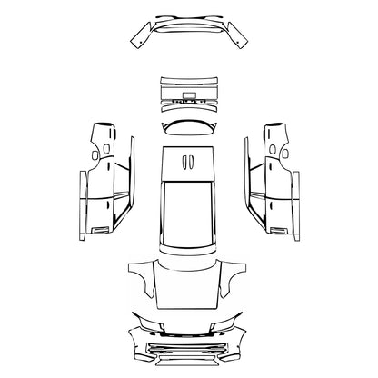 Pre-Cut PPF Land Rover Range Rover (23style) Long Wheelbase Autobiography 2023 - PPF-Kits