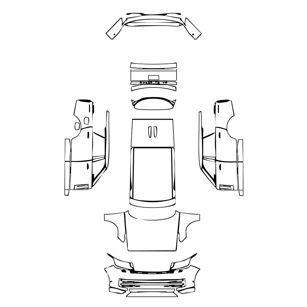 Pre-Cut PPF Land Rover Range Rover (23style) Long Wheelbase Base 2022 - PPF-Kits
