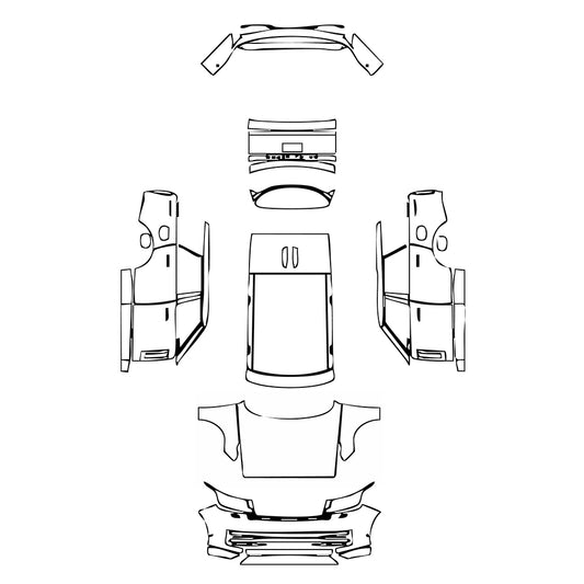 Pre-Cut PPF Land Rover Range Rover (23style) Standard Wheelbase Autobiography 2023 - PPF-Kits