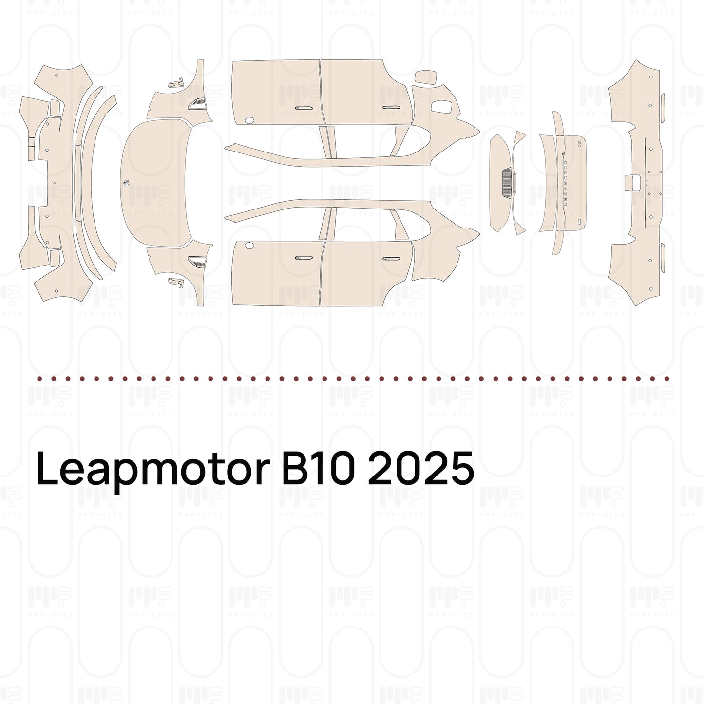 PPF precortado Leapmotor B10 2025