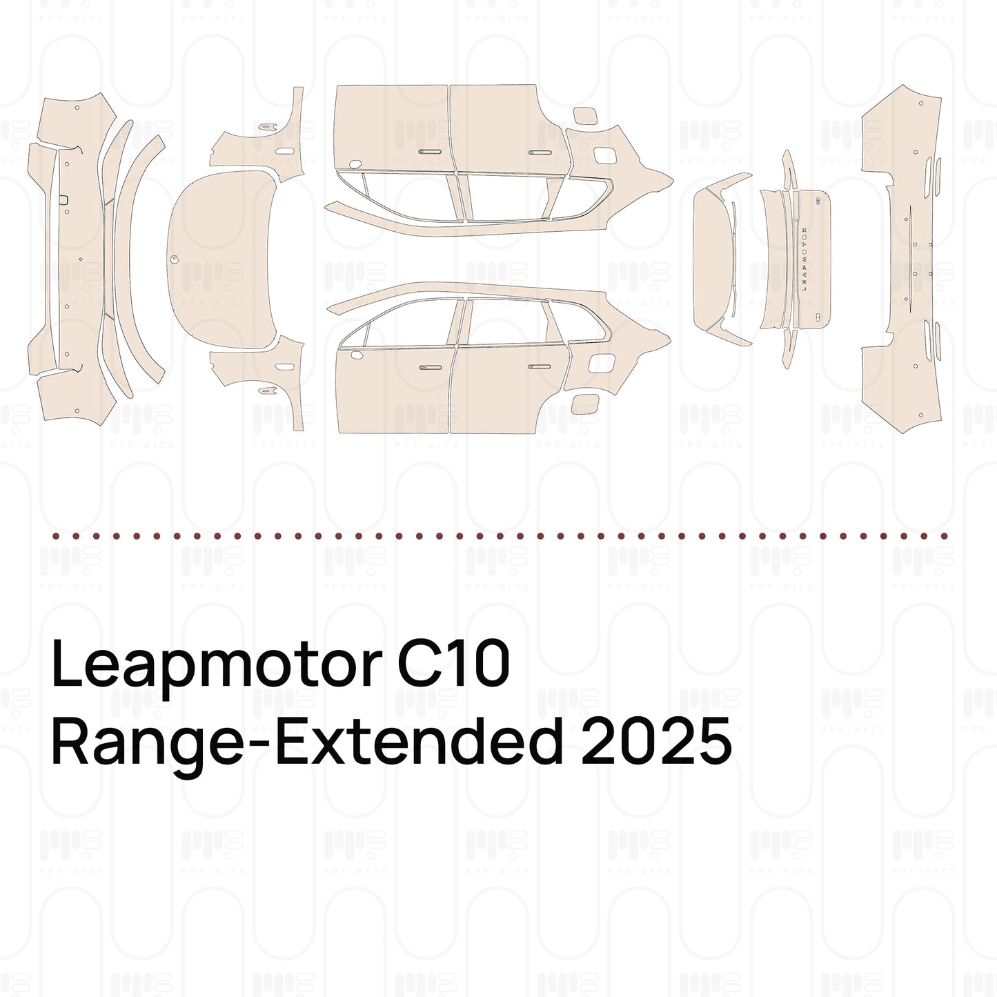 PPF precortado Leapmotor C10 Range-Extended 2025