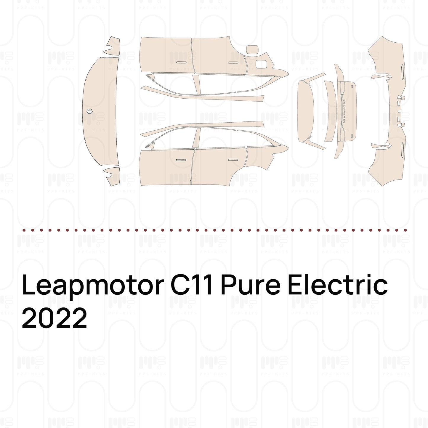 Pre-Cut PPF Leapmotor C11 Pure Electric 2022