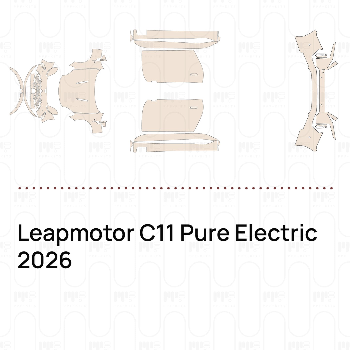 PPF precortado Leapmotor C11 Pure Electric 2026
