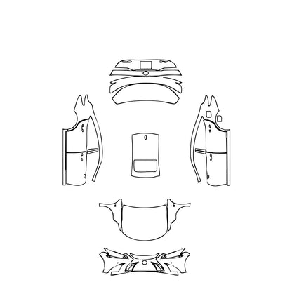 Pre-Cut PPF Lexus ES F Sport 2020 - PPF-Kits