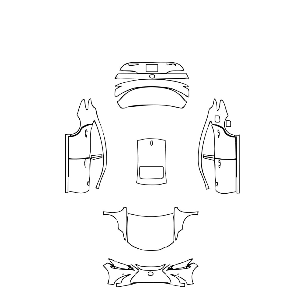 Pre-Cut PPF Lexus ES Luxury 2021 - PPF-Kits