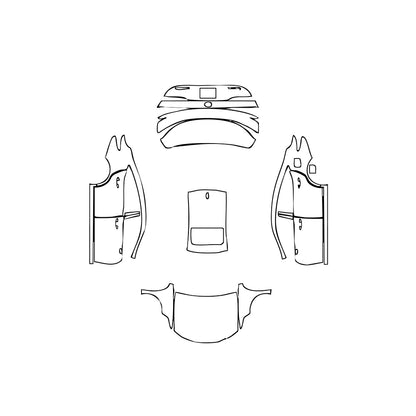 Pre-Cut PPF Lexus ES Luxury 2025 - PPF-Kits