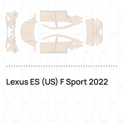 PPF precortado Lexus ES (US) F Sport 2022
