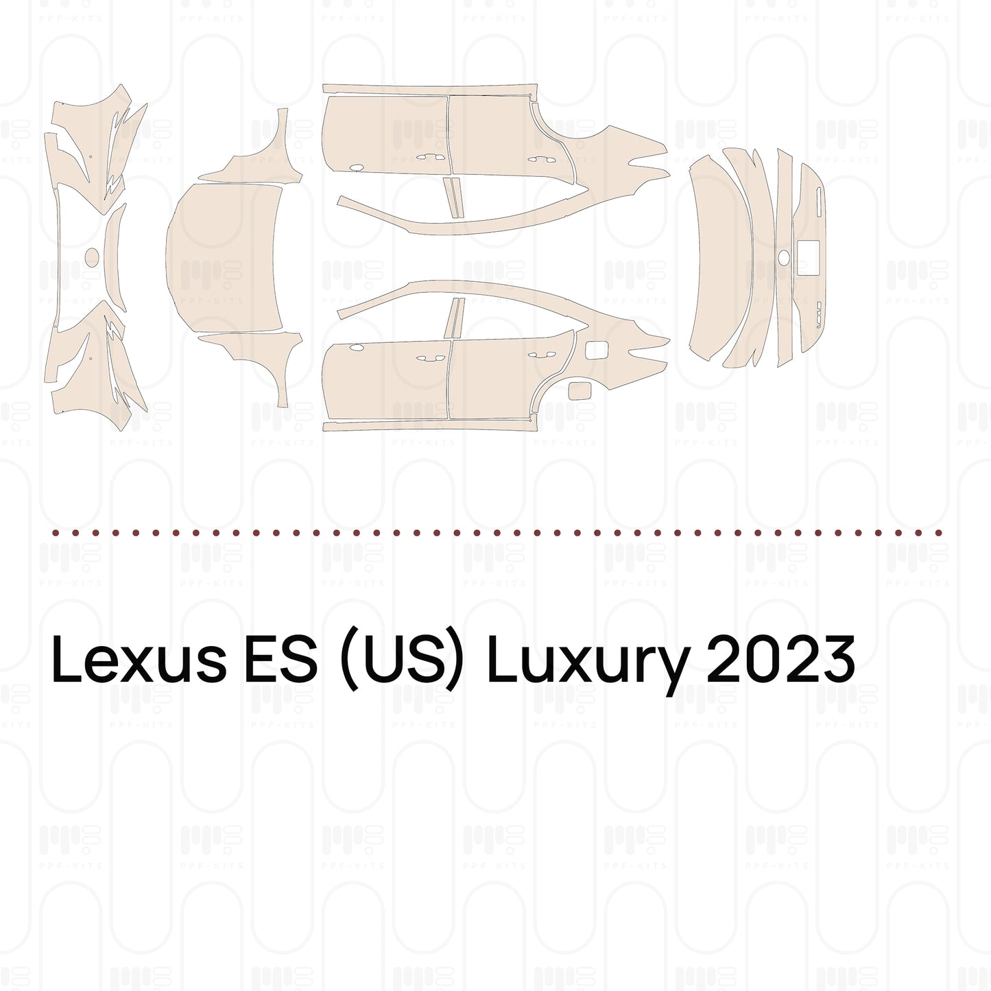 PPF precortado Lexus ES (US) Luxury 2023