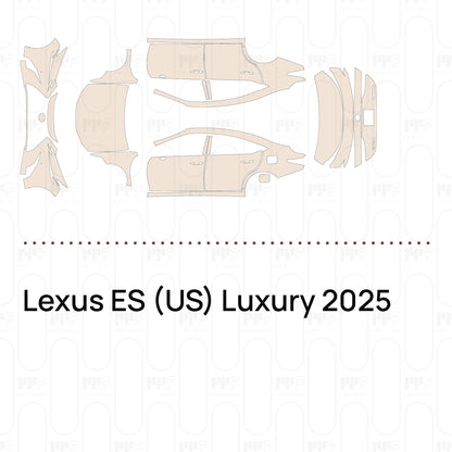 PPF precortado Lexus ES (US) Luxury 2025