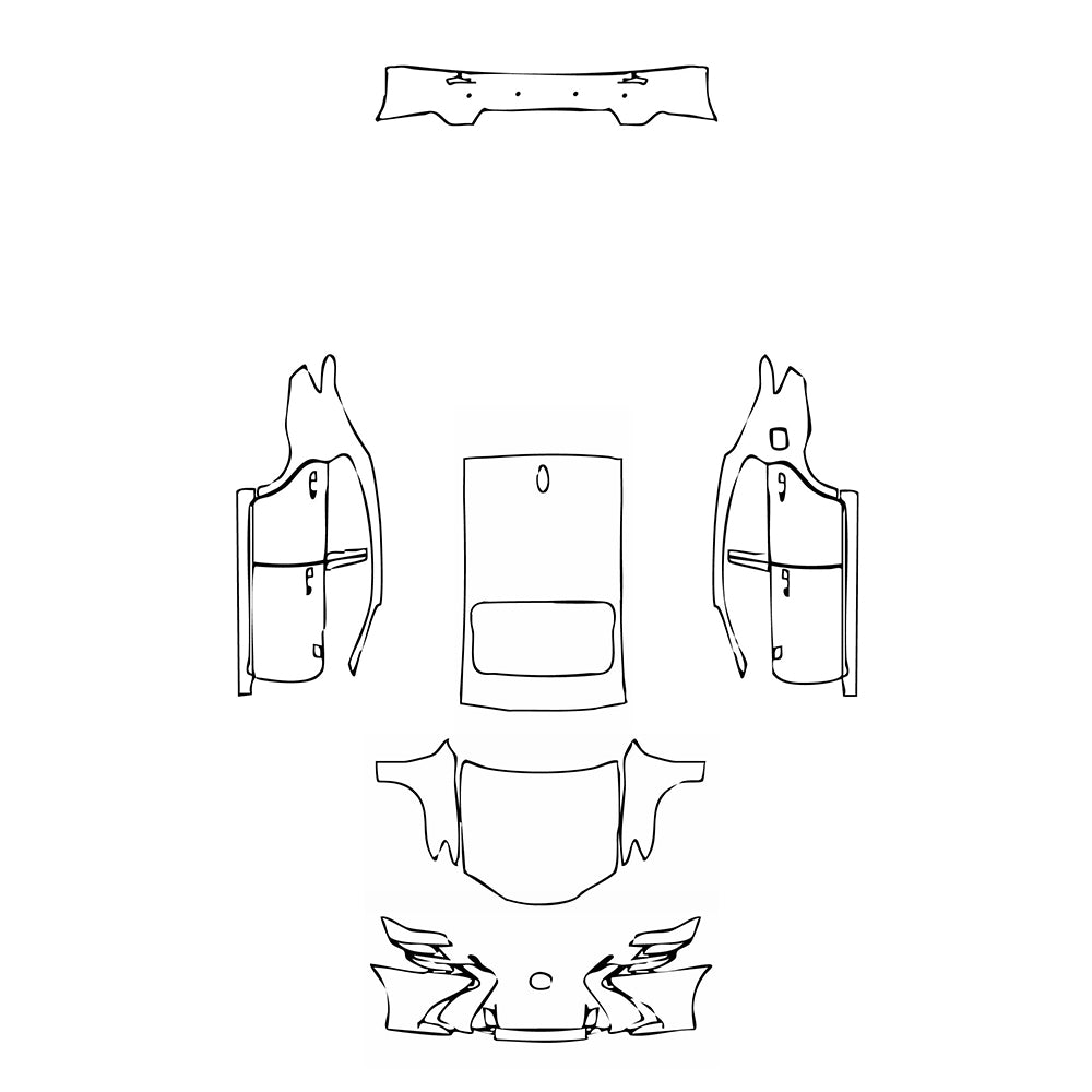 Pre-Cut PPF Lexus GS Base 2016 - PPF-Kits