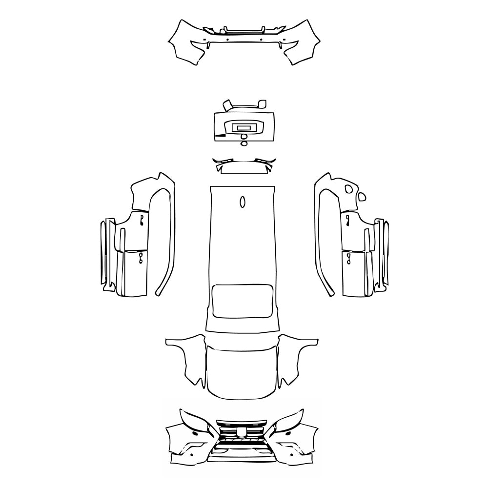 Pre-Cut PPF Lexus GX 2014 - PPF-Kits