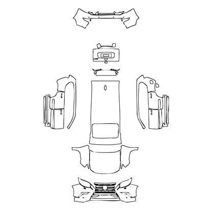 Pre-Cut PPF Lexus GX 2016 - PPF-Kits