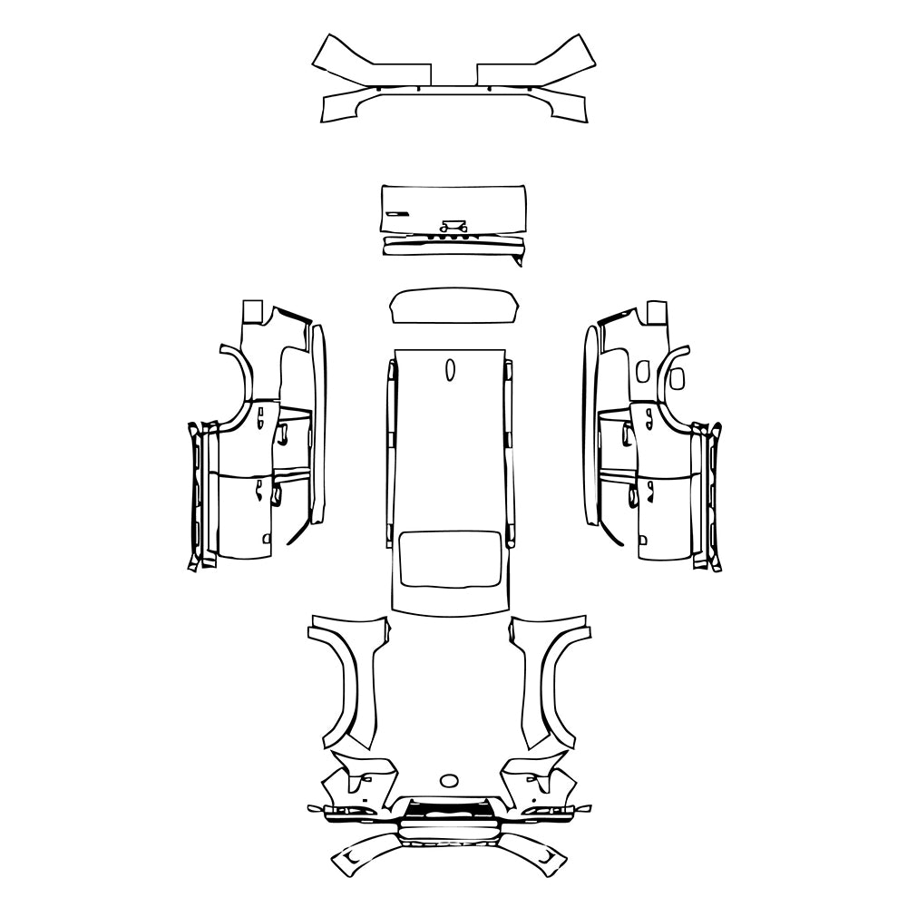 Pre-Cut PPF Lexus GX (CN) Base 2024 - PPF-Kits