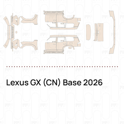 Pre-Cut PPF Lexus GX (CN) Base 2026