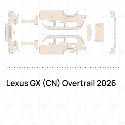 PPF precortado Lexus GX (CN) Overtrail 2026