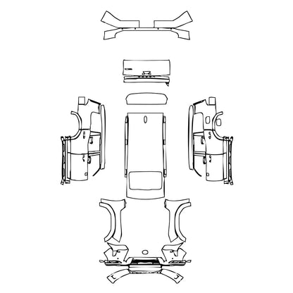 Pre-Cut PPF Lexus GX (US) Luxury+ 2024 - PPF-Kits