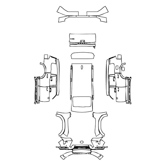 Pre-Cut PPF Lexus GX (US) Luxury 2025 - PPF-Kits