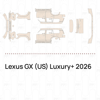 Pre-Cut PPF Lexus GX (US) Luxury+ 2026
