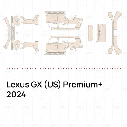 Pre-Cut PPF Lexus GX (US) Premium+ 2024