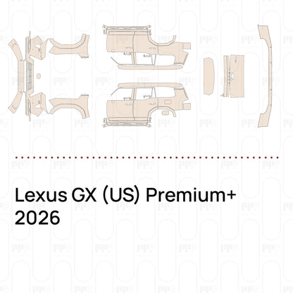 Pre-Cut PPF Lexus GX (US) Premium+ 2026