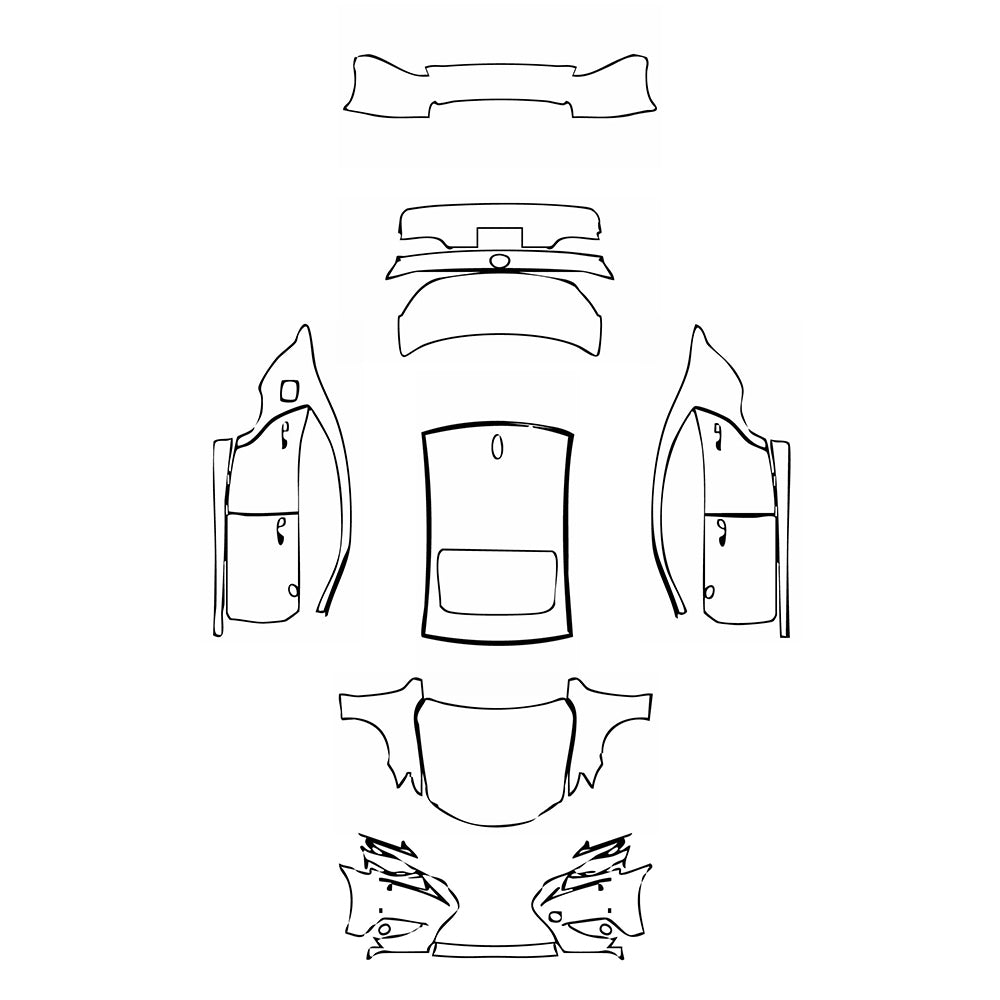 Pre-Cut PPF Lexus IS Sedan Base 2013 - PPF-Kits