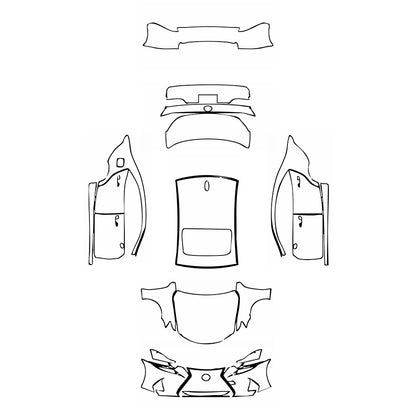 Pre-Cut PPF Lexus IS Sedan Base 2017 - PPF-Kits