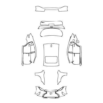 Pre-Cut PPF Lexus IS Sedan Base 2023 - PPF-Kits