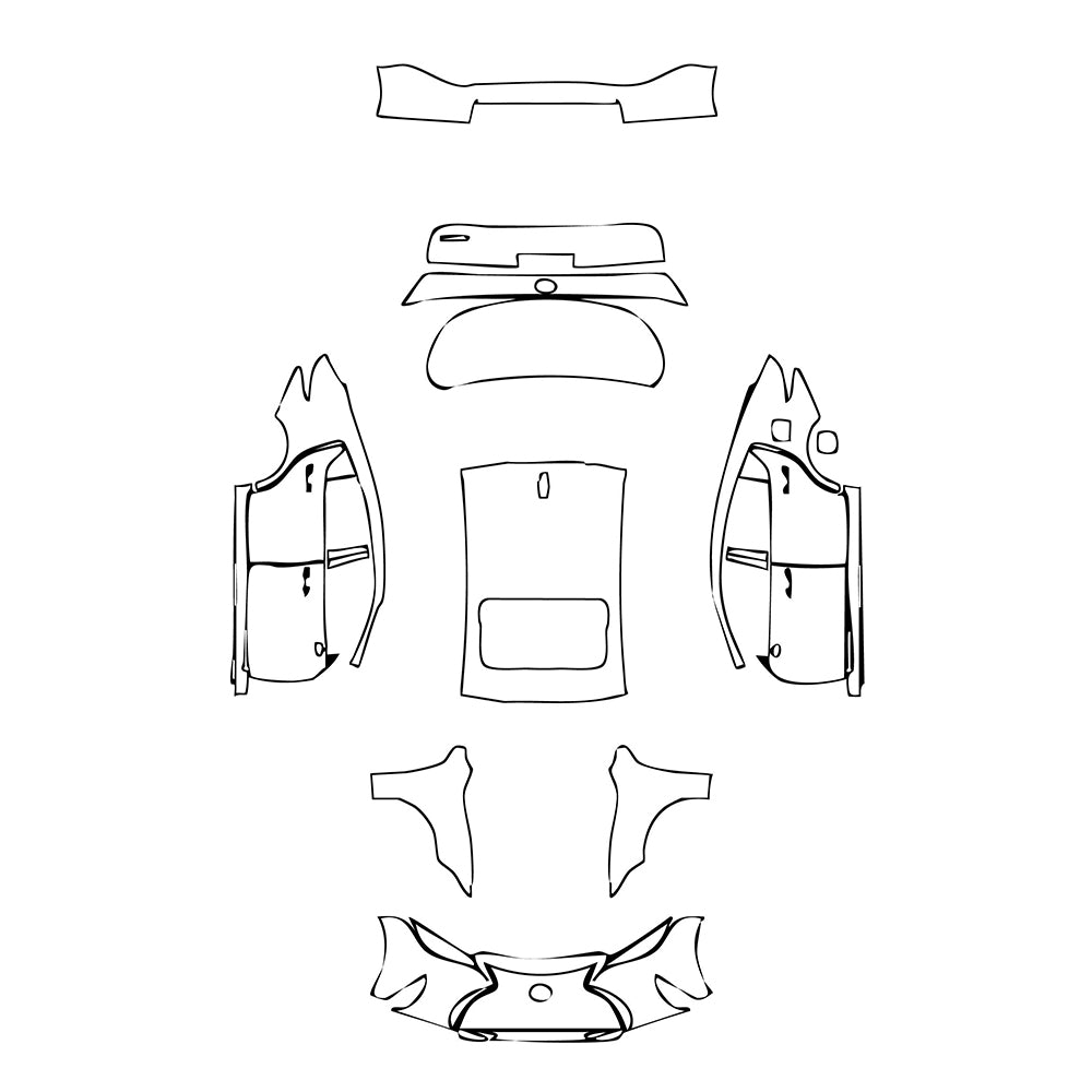 Pre-Cut PPF Lexus IS Sedan Base 2024 - PPF-Kits