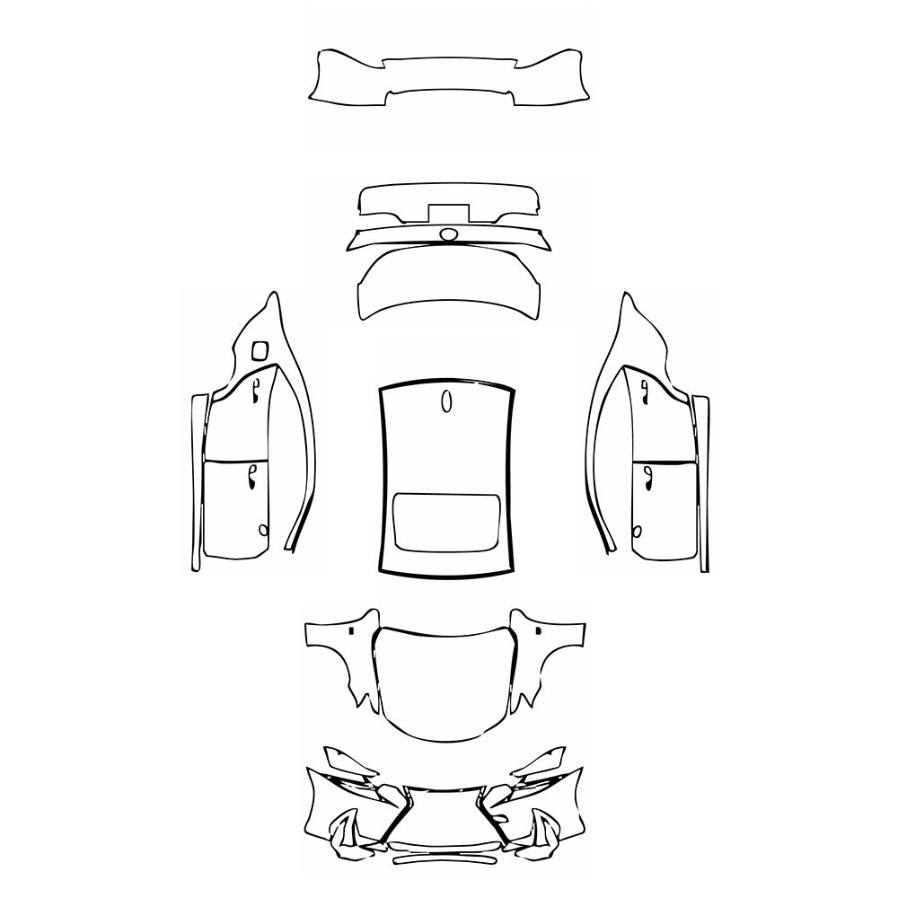Pre-Cut PPF Lexus IS Sedan F-Sport 2019 - PPF-Kits