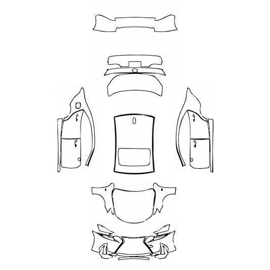 Pre-Cut PPF Lexus IS Sedan F-Sport 2019 - PPF-Kits