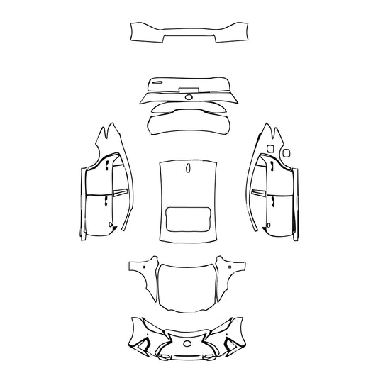 Pre-Cut PPF Lexus IS Sedan F-Sport 2023 - PPF-Kits