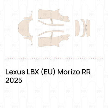 PPF precortado Lexus LBX (EU) Morizo RR 2025