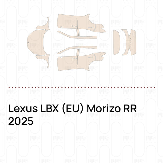 PPF precortado Lexus LBX (EU) Morizo RR 2025