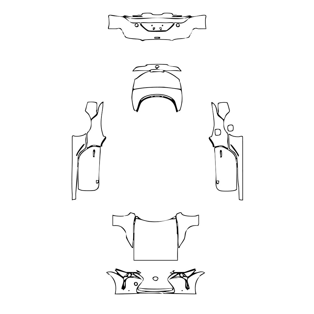 Pre-Cut PPF Lexus LC Convertible 2019 - PPF-Kits