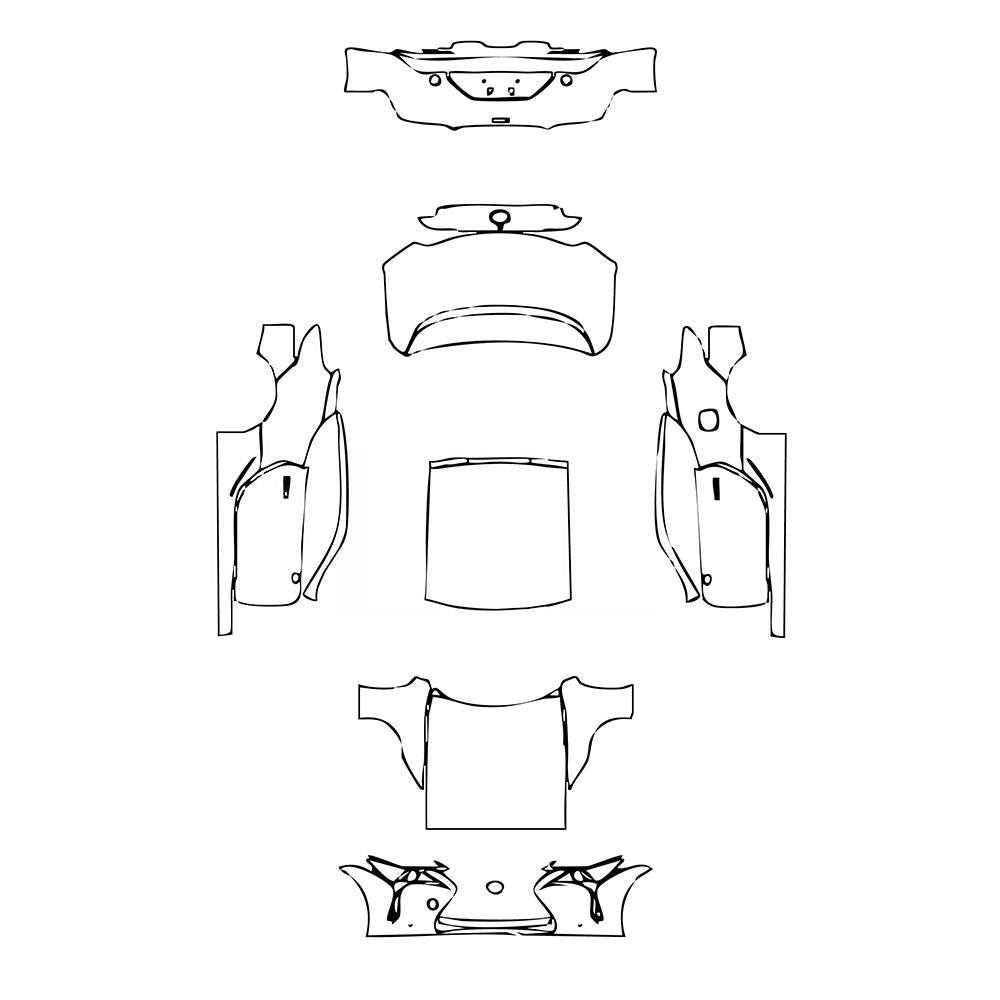 Pre-Cut PPF Lexus LC Coupe 2019 - PPF-Kits
