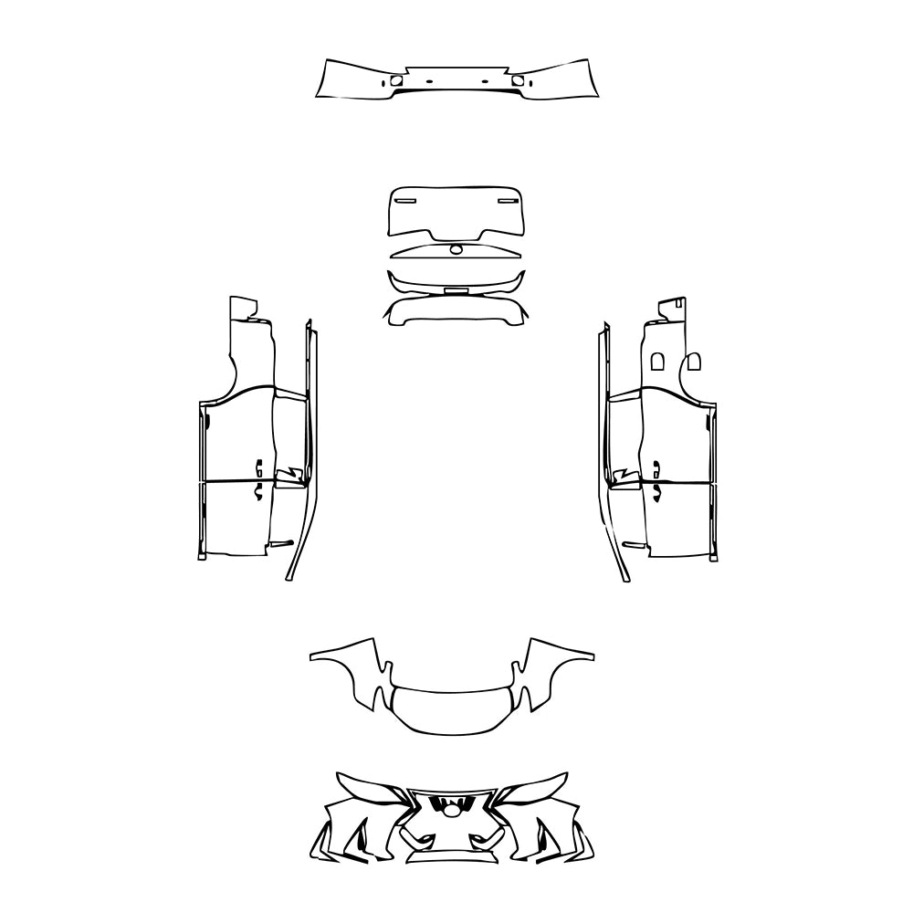 Pre-Cut PPF Lexus LM 2022 - PPF-Kits