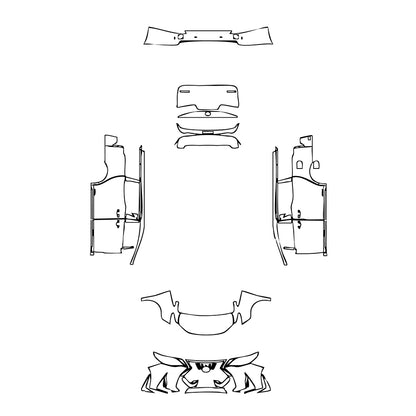 Pre-Cut PPF Lexus LM 2022 - PPF-Kits