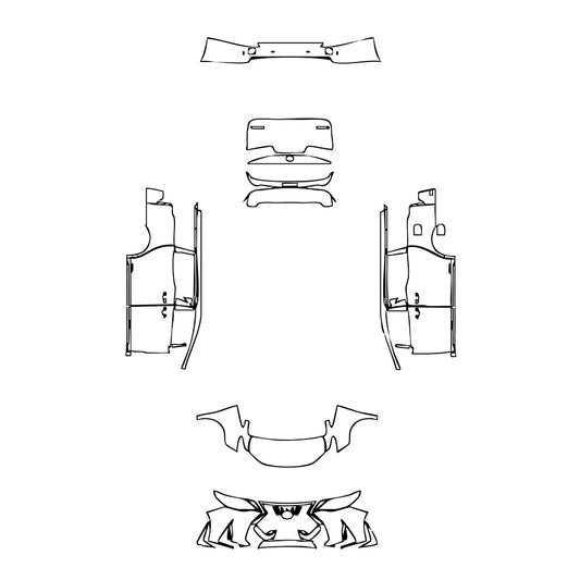 Pre-Cut PPF Lexus LM 2022 - PPF-Kits